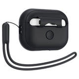ETUI NA SŁUCHAWKI SPIGEN SILICONE FIT STRAP APPLE AIRPODS PRO 1 / 2 CZARNE