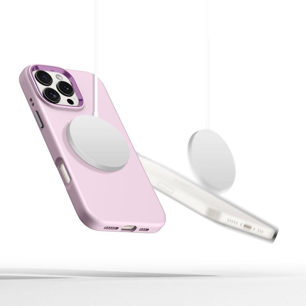 ETUI TECH-PROTECT SILICONE PURE MAGSAFE IPHONE 16 PRO MAX RÓŻOWE