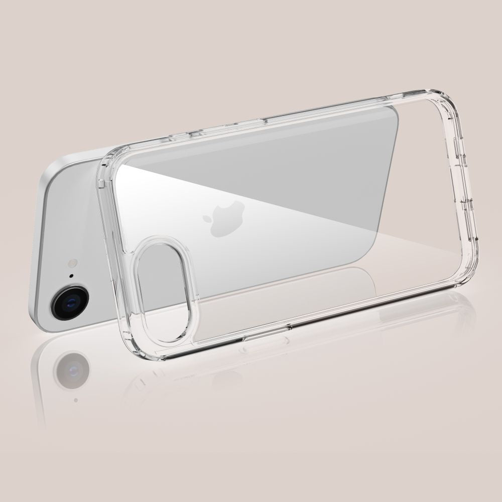 ETUI TECH-PROTECT FLEXAIR HYBRID IPHONE 16E CLEAR TRANSPARETNE