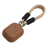 ETUI NA SŁUCHAWKI TECH-PROTECT SILICONE ROPE APPLE AIRPODS PRO 1 / 2 CHOCOLATE BROWN BRĄZOWE
