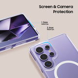 ETUI TECH-PROTECT FLEXAIR HYBRID MAGSAFE SAMSUNG GALAXY S25 ULTRA CLEAR TRANSPARETNE