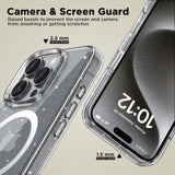 ETUI TECH-PROTECT FLEXAIR HYBRID MAGSAFE IPHONE 16 PRO MAX BROKATOWE
