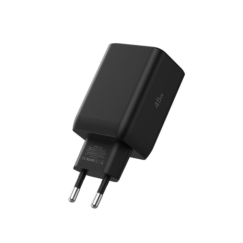 ŁADOWARKA SIECIOWA TECH-PROTECT NC45W-GAN 2-PORT NETWORK CHARGER PD45W CZARNA