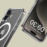 ETUI TECH-PROTECT FLEXAIR HYBRID MAGSAFE IPHONE 16 PLUS CLEAR TRANSPARETNE