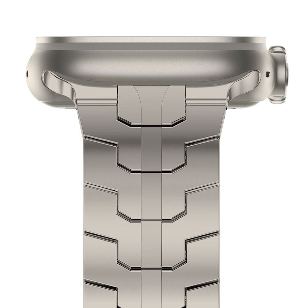 PASEK TECH-PROTECT STAINLESS LINE APPLE WATCH 6 / 7 / 8 / 9 / 10 / SE / ULTRA 1 / 2 (44 / 45 / 46 / 49 MM) KOLOR TYTANOWY