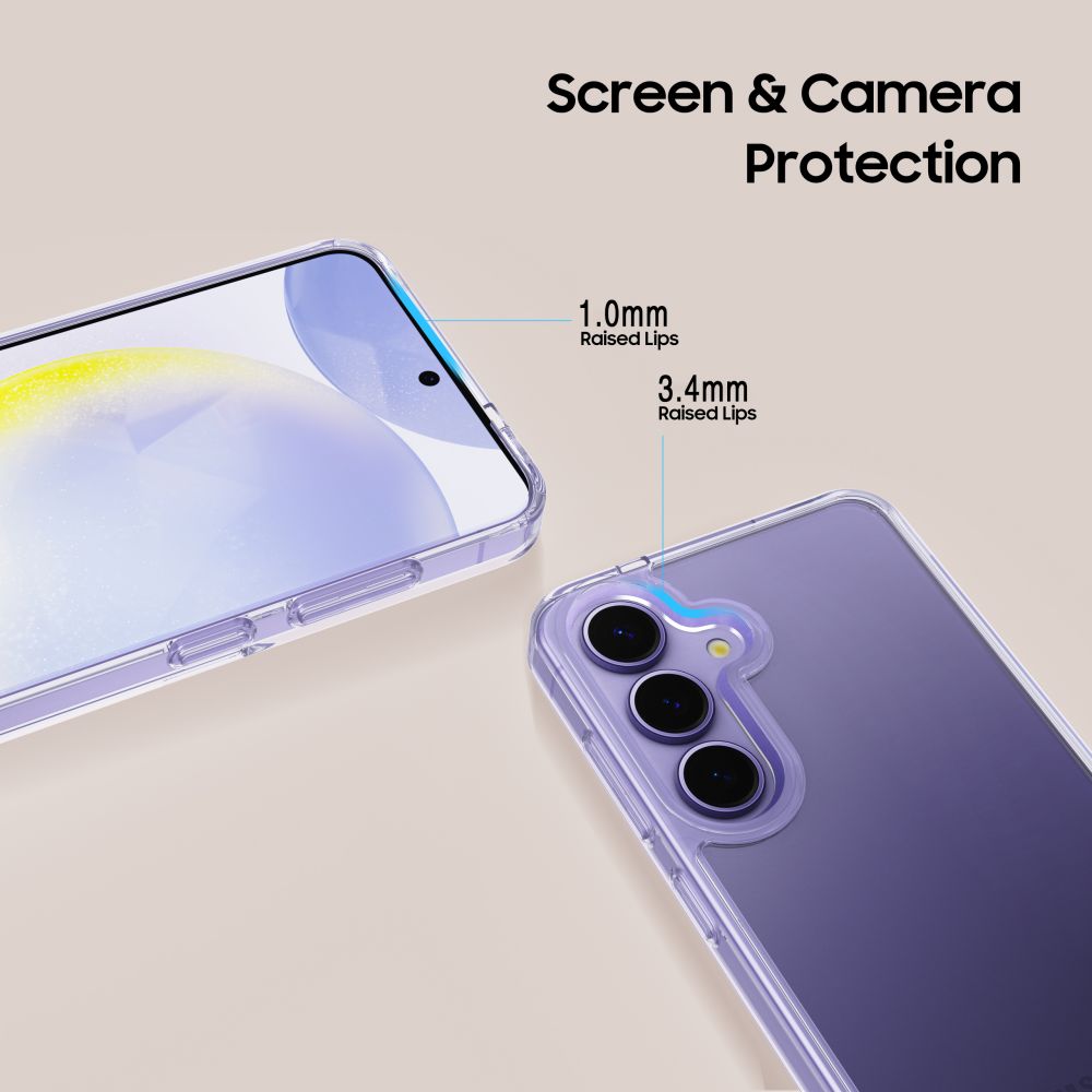 ETUI TECH-PROTECT FLEXAIR HYBRID SAMSUNG GALAXY S25 CLEAR TRANSPARETNE