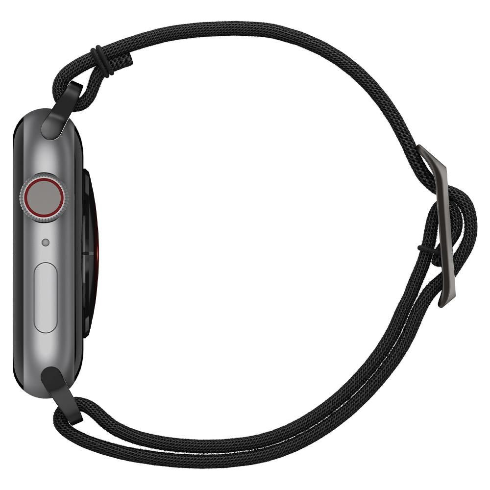 PASEK SPIGEN FIT LITE APPLE WATCH 6 / 7 / 8 / 9 / 10 / SE / ULTRA 1 / 2 (44 / 45 / 46 / 49 MM) BLACK CZARNY