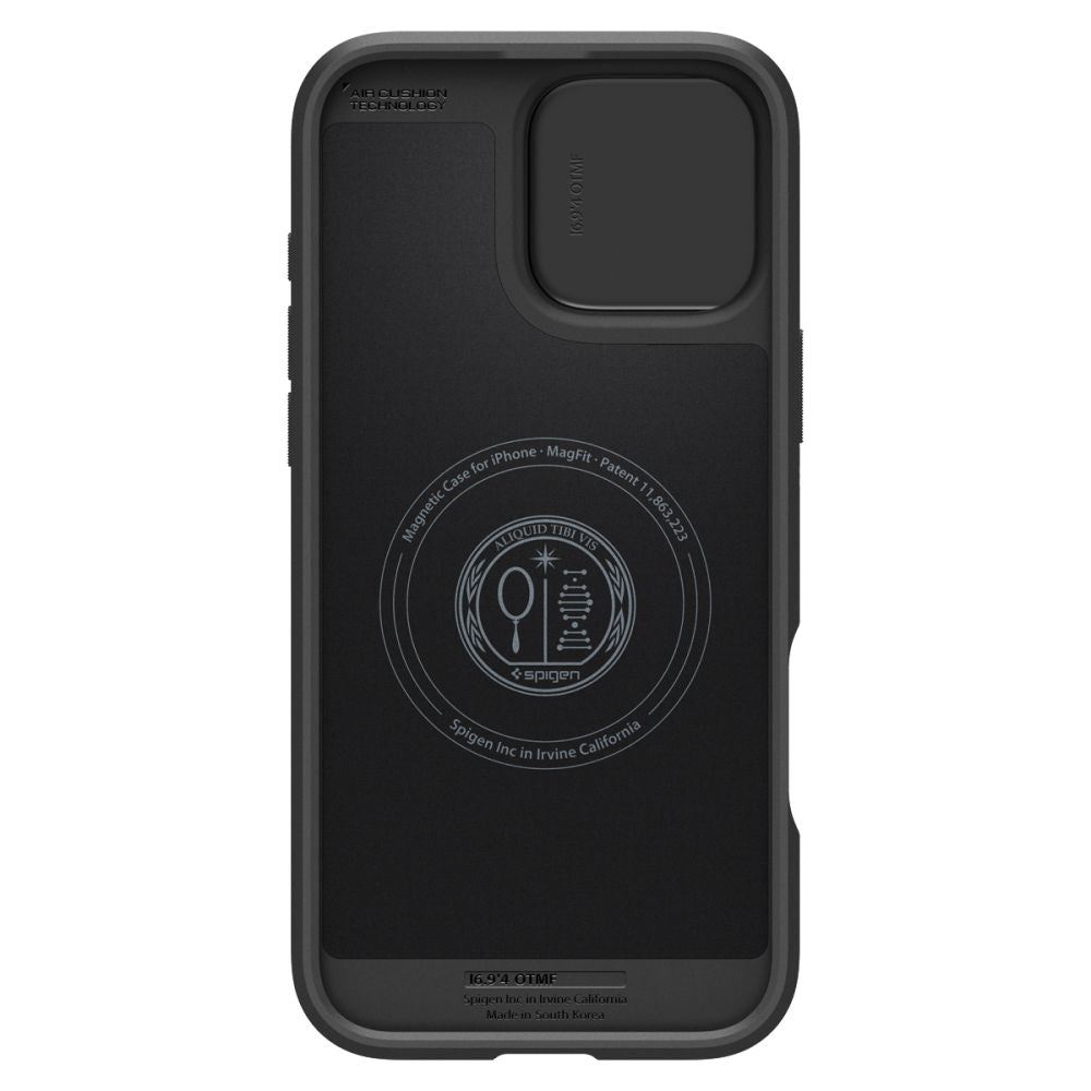 ETUI SPIGEN OPTIK ARMOR MAG MAGSAFE IPHONE 16 PRO BLACK CZARNE