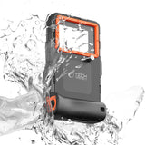 ETUI WODOODPORNE TECH-PROTECT IPX8 UNIVERSAL DIVING WATERPROOF CASE CZARNO POMARAŃCZOWE