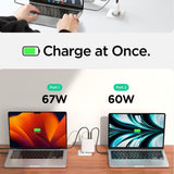 ŁADOWARKA SIECIOWA SPIGEN ARCSTATION PRO GAN-1402 2-PORT NETWORK CHARGER 140W BIAŁA