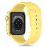 PASEK TECH-PROTECT SILICONE APPLE WATCH 6 / 7 / 8 / 9 / 10 / SE (40 / 41 / 42 MM) ŻÓŁTY