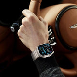 PASEK TECH-PROTECT LINKBAND APPLE WATCH 6 / 7 / 8 / 9 / 10 / SE / ULTRA 1 / 2 (44 / 45 / 46 / 49 MM) SILVER SREBRNY