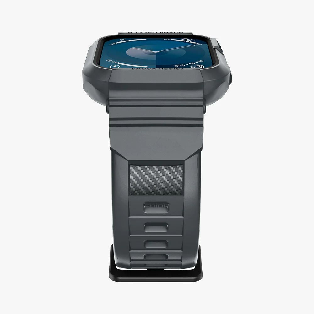 PASEK SPIGEN RUGGED ARMOR ”PRO” APPLE WATCH 4 / 5 / 6 / 7 / 8 / 9 / SE (44 / 45 MM) SZARY