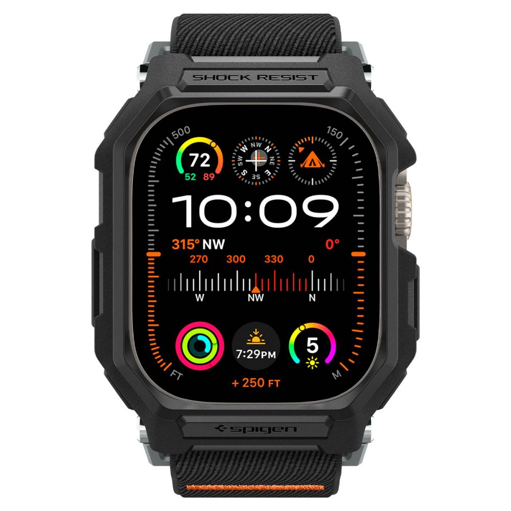 PASEK SPIGEN LITE FIT ”PRO” APPLE WATCH ULTRA 1 / 2 (49 MM) MATTE BLACK CZARNY