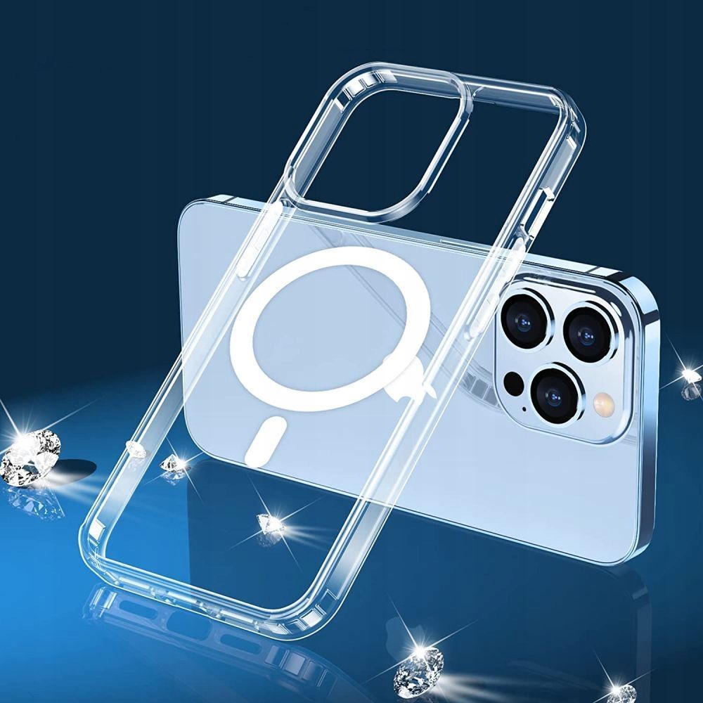 ETUI TECH-PROTECT FLEXAIR HYBRID MAGSAFE IPHONE 14 PRO MAX TRANSPARENTNE