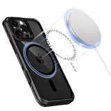 ETUI TECH-PROTECT MAGHYBRID MAGSAFE IPHONE 16 PRO CZARNO CZERWONE