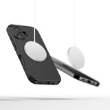 ETUI TECH-PROTECT LIQUID SILICONE MAGSAFE IPHONE 16 CZARNE