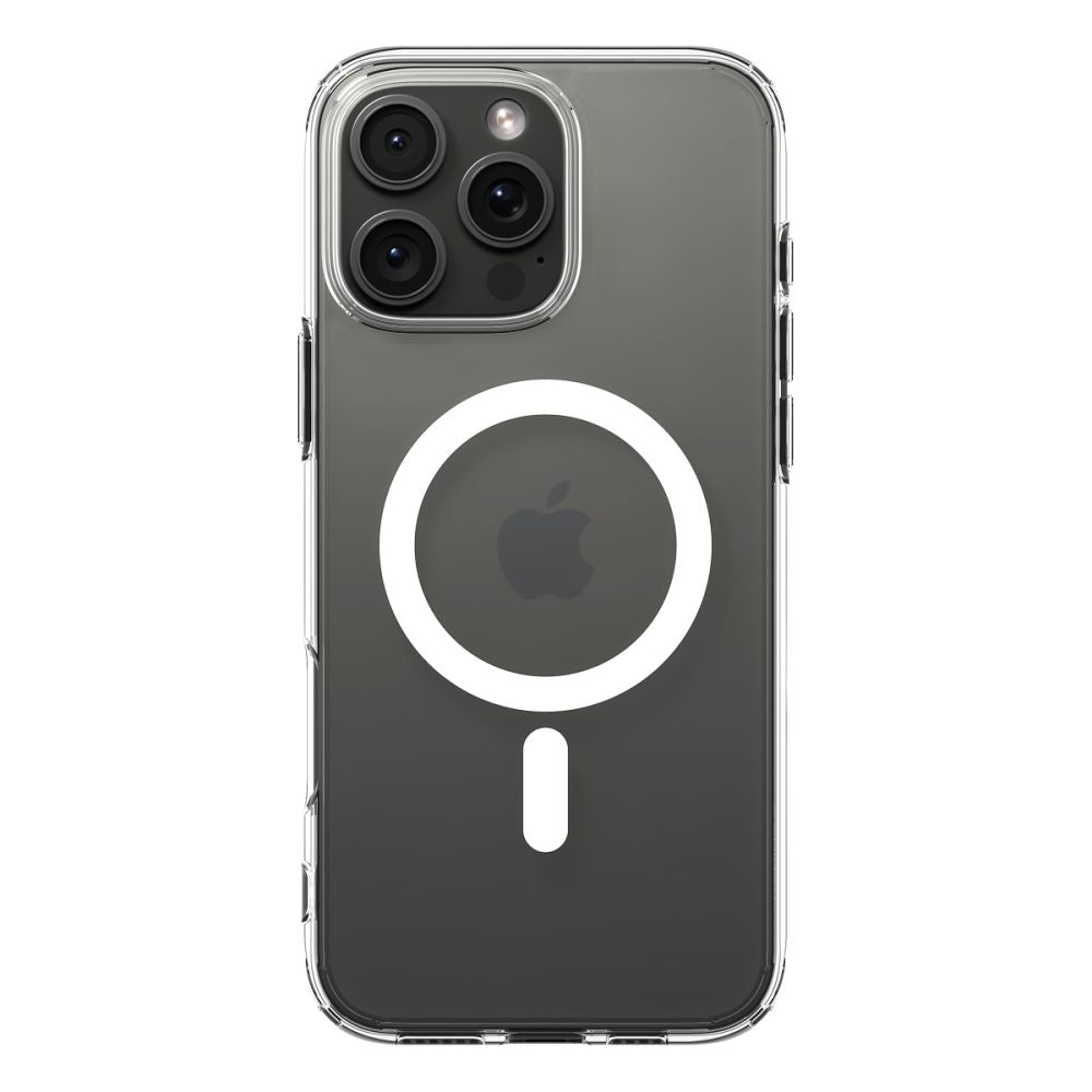 ETUI SPIGEN ULTRA HYBRID MAG MAGSAFE IPHONE 16 PRO TRANSPARETNO BIAŁE