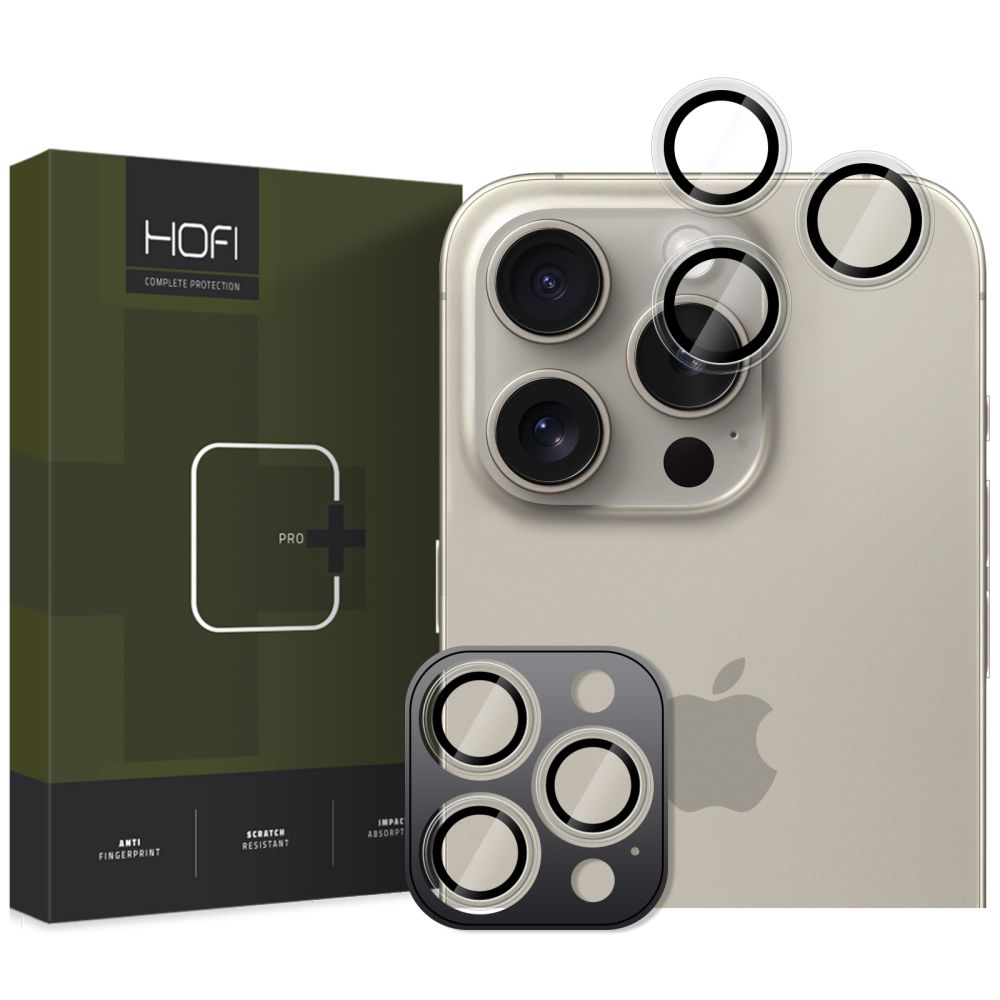 SZKŁO OSŁONA APARATU HOFI CAMRING PRO+ IPHONE 16 PRO / 16 PRO MAX CLEAR