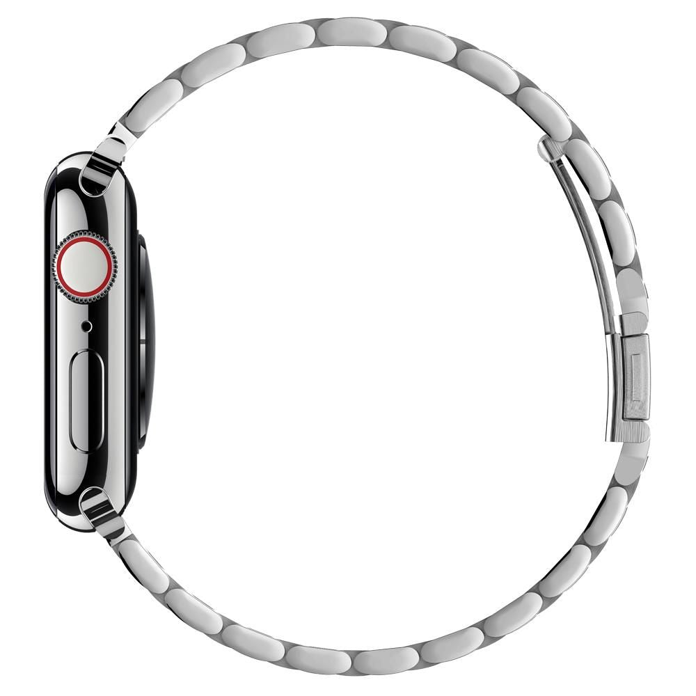 PASEK SPIGEN MODERN FIT BAND APPLE WATCH 6 / 7 / 8 / 9 / 10 / SE / ULTRA 1 / 2 (44 / 45 / 46 / 49 MM) SILVER