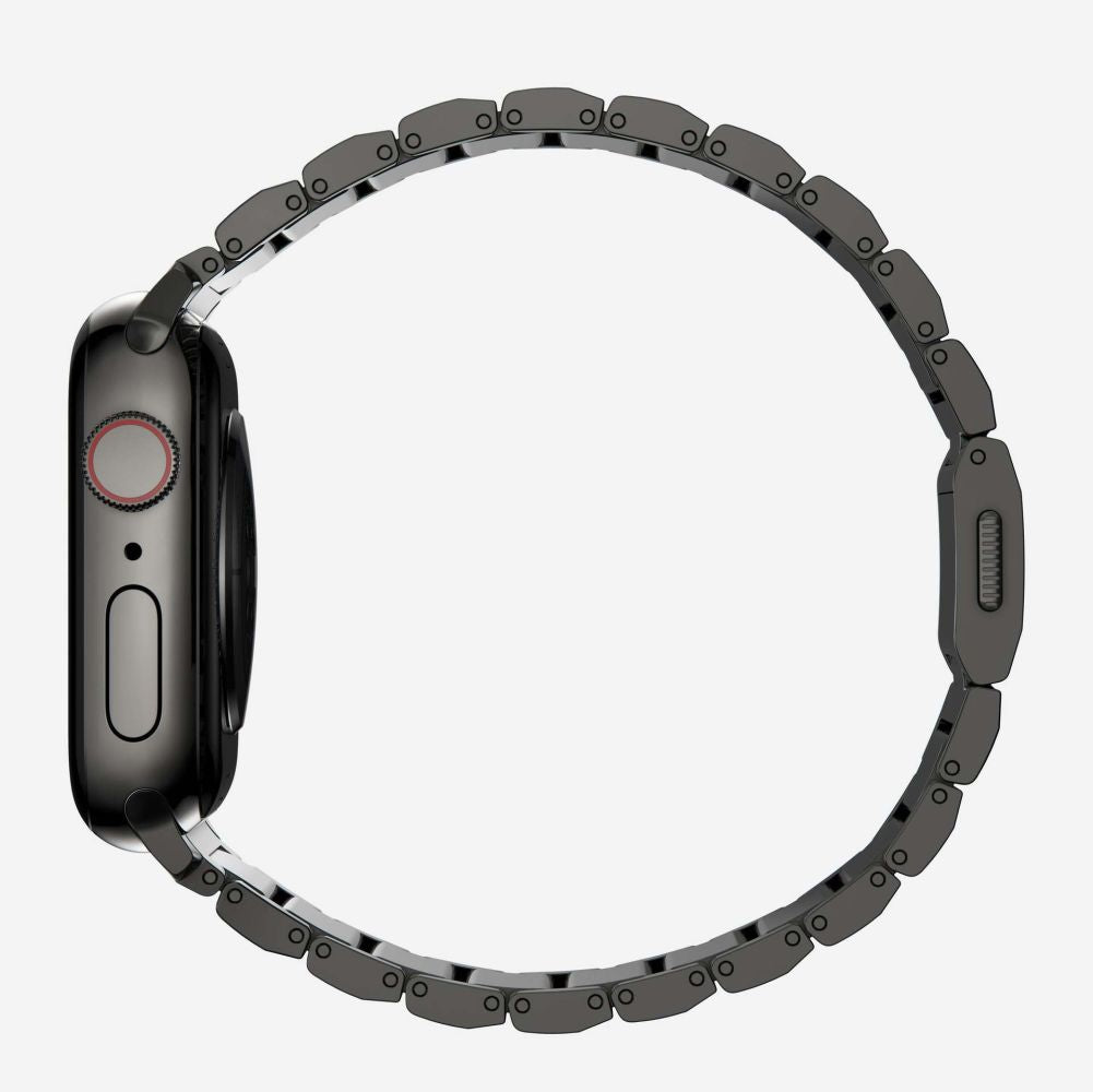PASEK TECH-PROTECT STEELBAND APPLE WATCH 6 / 7 / 8 / 9 / 10 / SE / ULTRA 1 / 2 (44 / 45 / 46 / 49 MM) BLACK CZARNY