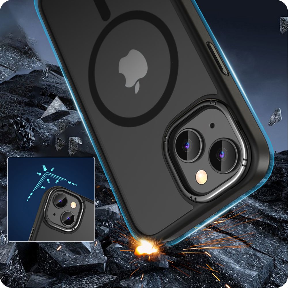 ETUI TECH-PROTECT MAGMAT ”2” MAGSAFE IPHONE 15 CZARNE