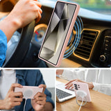 ETUI TECH-PROTECT LIQUID SILICONE MAGSAFE SAMSUNG GALAXY S25 ULTRA RÓŻOWE