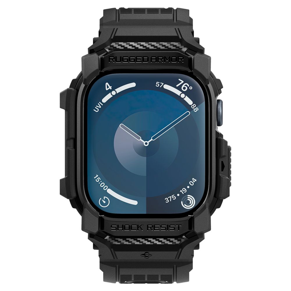 PASEK SPIGEN RUGGED ARMOR ”PRO” APPLE WATCH 10 (46 MM) CZARNY