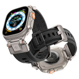 PASEK SPIGEN DURAPRO ARMOR PU APPLE WATCH 6 / 7 / 8 / 9 / 10 / SE / ULTRA 1 / 2 (44 / 45 / 46 / 49 MM) BLACK CZARNY