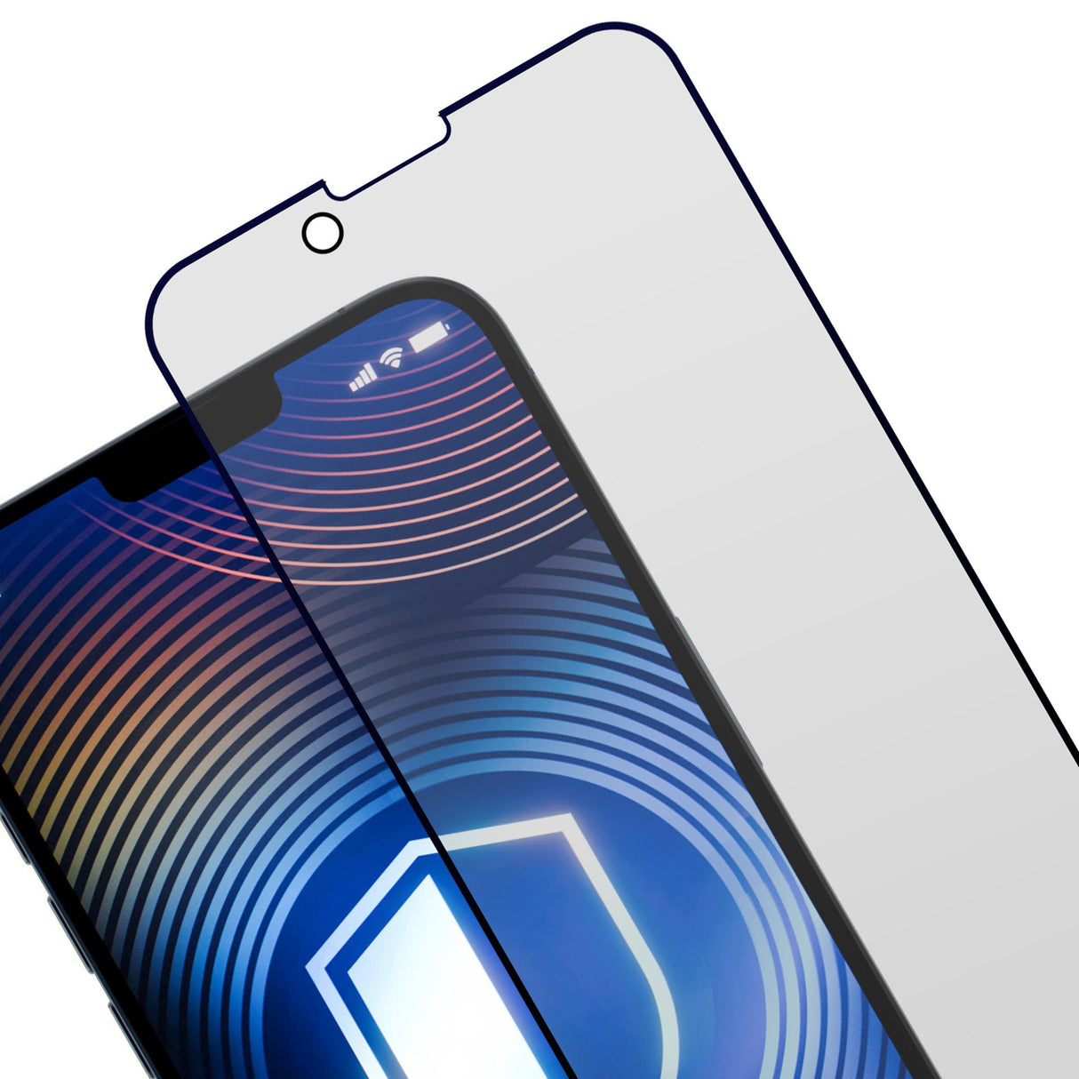 SZKŁO HARTOWANE PRYWATYZUJĄCE MATOWE APPLE IPHONE 13/13 PRO/14/ 16E - 3MK HARDGLASS MATT MAX PRIVACY