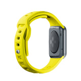 PASEK SILIKONOWY 42/44/45/46/49 MM 3MK SILICONE WATCH STRAP FOR APPLE ŻÓŁTY