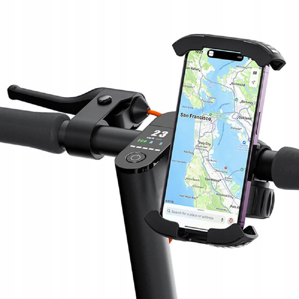BASEUS UCHWYT ROWEROWY QUICKGO SERIES BIKE PHONE MOUNT CLUSTER CZARNY