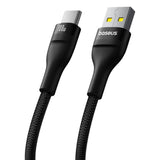 BASEUS KABEL FLASH 2 CHARGING CABLE USB TO USB-C 100W 2M CLUSTER CZARNY