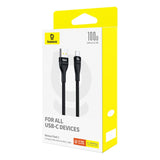 BASEUS KABEL FLASH 2 CHARGING CABLE USB TO USB-C 100W 2M CLUSTER CZARNY