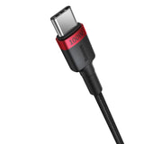 BASEUS KABEL CAFULE CHARGING CABLE USB-C TO USB-C 100W 2M 2PCS RED CZARNY+GREY CZARNY