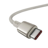 BASEUS KABEL TUNGSTEN GOLD FAST CHARGING DATA CABLE TYPE-C TO TYPE-C 100W 1M TITANIUM GALAXY ZŁOTY