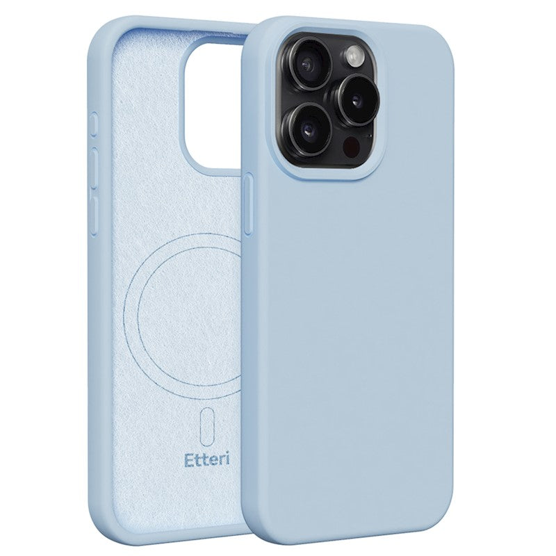 NAKŁADKA ETTERI SILICONE MAG IPHONE 16 PRO MAX 6,9" JASNONIEBIESKA