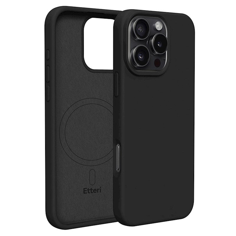 NAKŁADKA ETTERI SILICONE MAG IPHONE 16 PRO MAX 6,9" CZARNA