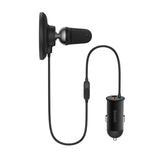 BASEUS UCHWYT SAMOCHODOWY CW01 3W1 Z FUNKCJĄ ŁADOWANIA BEZPRZEWODOWEGO 15W I ŁADOWARKĄ SAMOCHODOWĄ USB-C 25W CZARNY