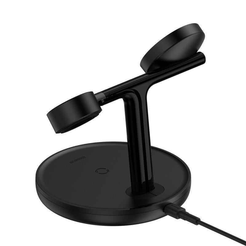 BASEUS ŁADOWARKA INDUKCYJNA SWAN 3W1 20W CZARNA