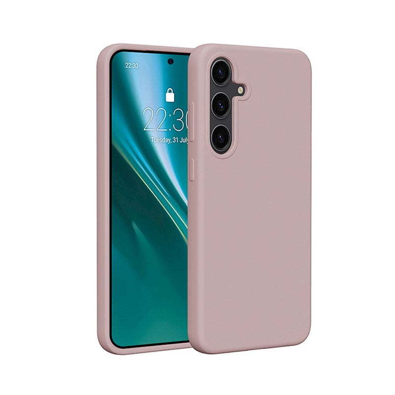 NAKŁADKA ETTERI SILICONE CASE SAMSUNG S24 JASNORÓŻOWA