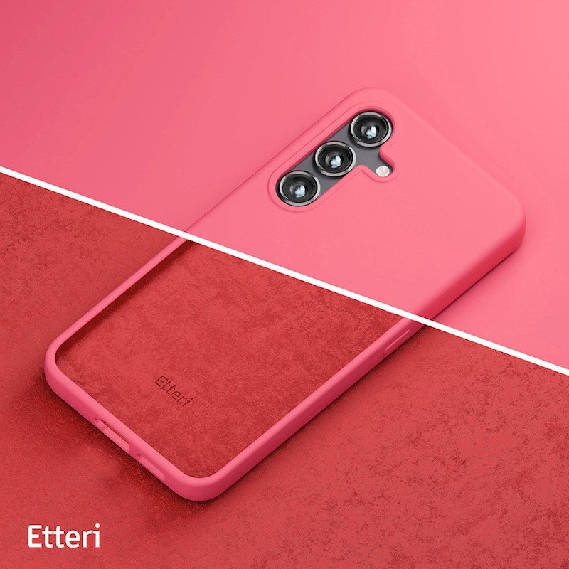 NAKŁADKA ETTERI SILICONE CASE SAMSUNG S25 ULTRA MALINOWA