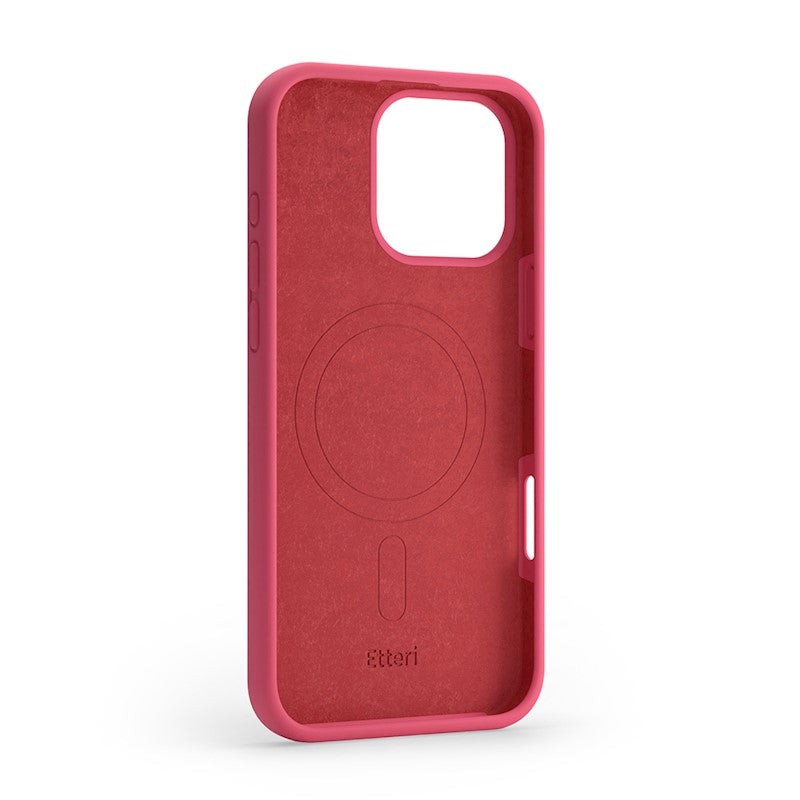 NAKŁADKA ETTERI SILICONE MAG IPHONE 16 PRO MAX 6,9" MALINOWA