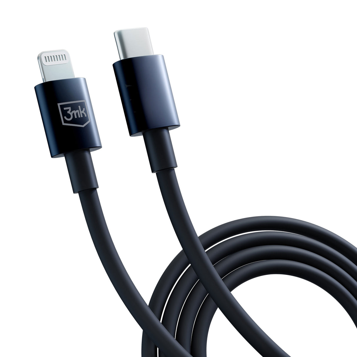 KABEL 3MK HYPER CABLE C TO LIGHTNING 20W 1.2M BLACK CZARNY