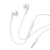 BASEUS ENCOK HZ19 SŁUCHAWKI PRZEWODOWE JACK 3,5 MM BIAŁE