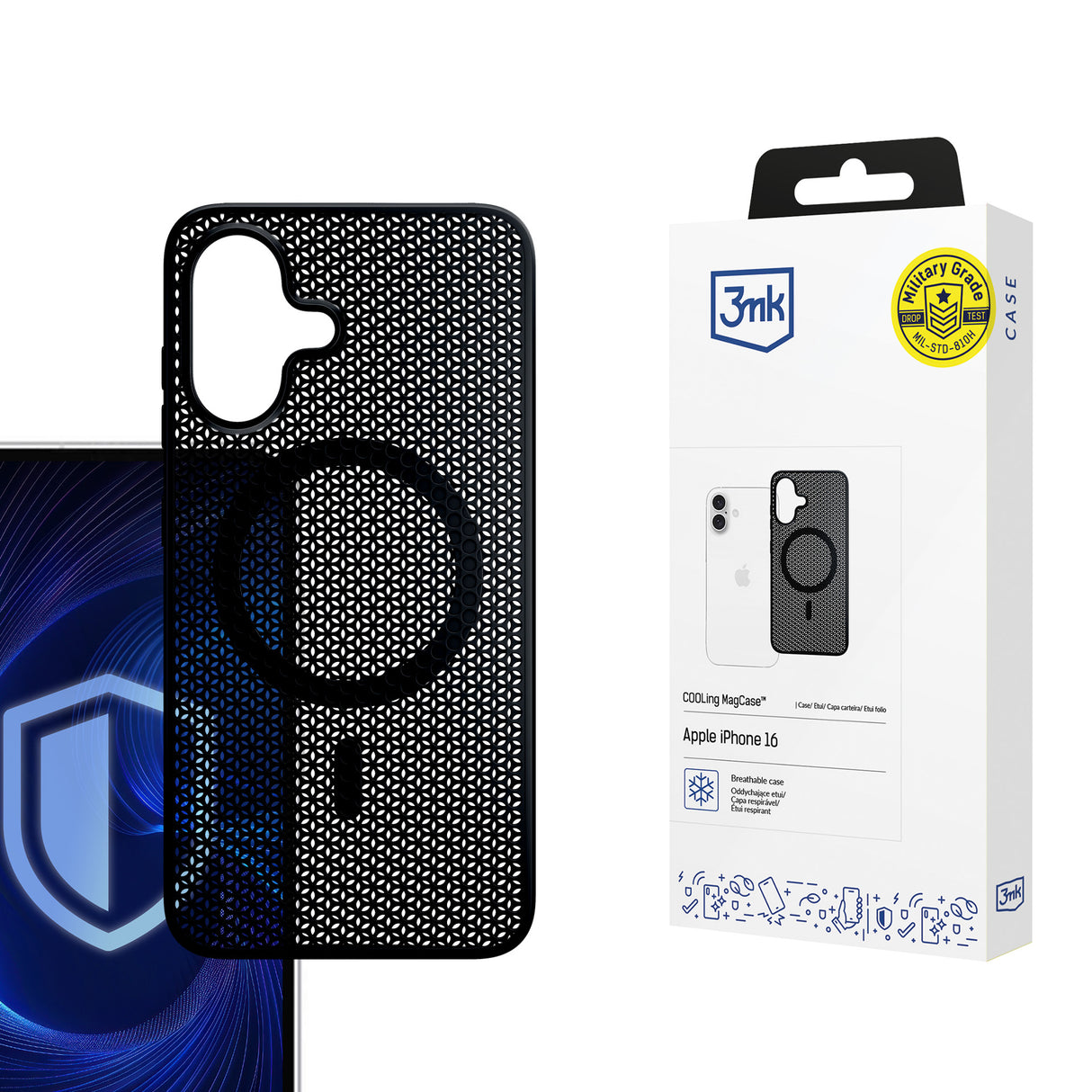 ETUI APPLE IPHONE 16 PLUS - 3MK COOLING MAGCASE