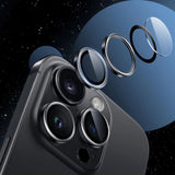 OSŁONA APARATU SZKŁO TECH-PROTECT CAMRING FIT+ IPHONE 17 PRZEŹROCZYSTA