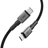KABEL TECH-PROTECT ULTRABOOST DNA TYPE-C CABLE PD60W/3A 25CM IRON SZARY