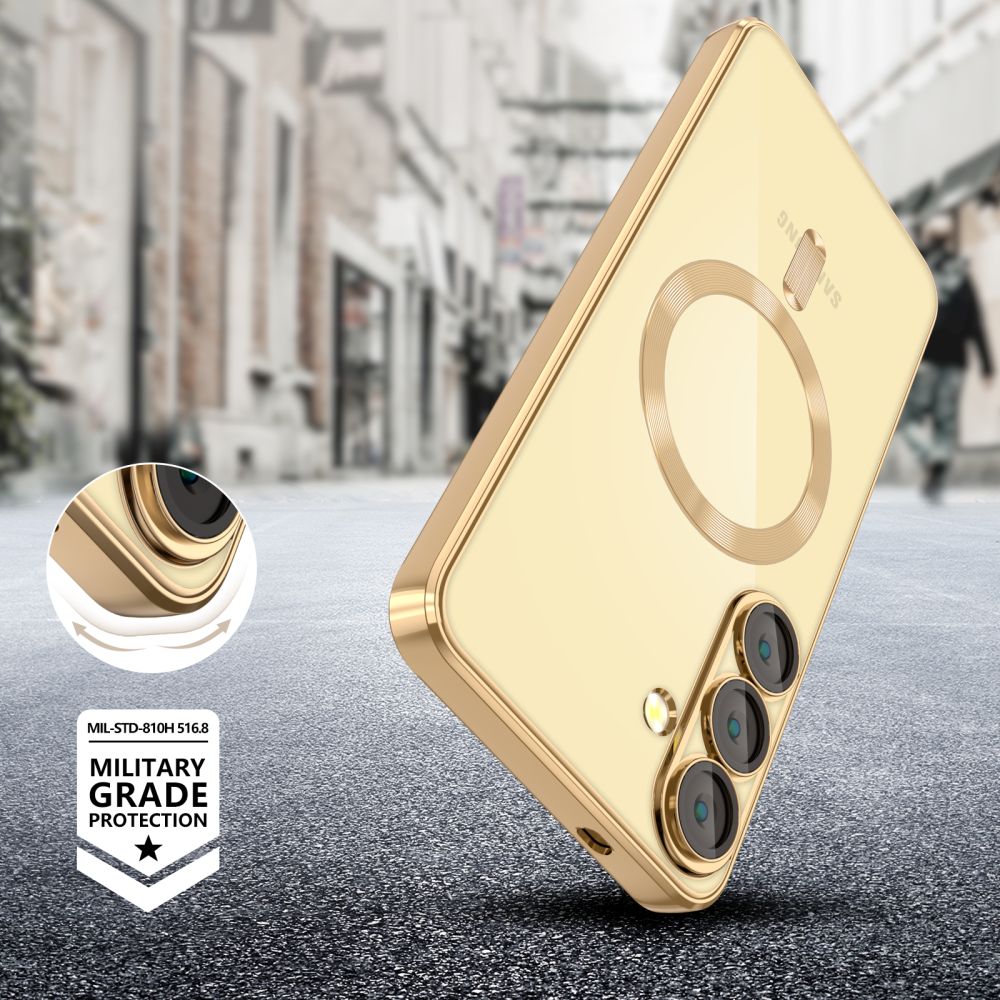 ETUI TECH-PROTECT MAGFLEX MAGSAFE SAMSUNG GALAXY S25+ PLUS ZŁOTE