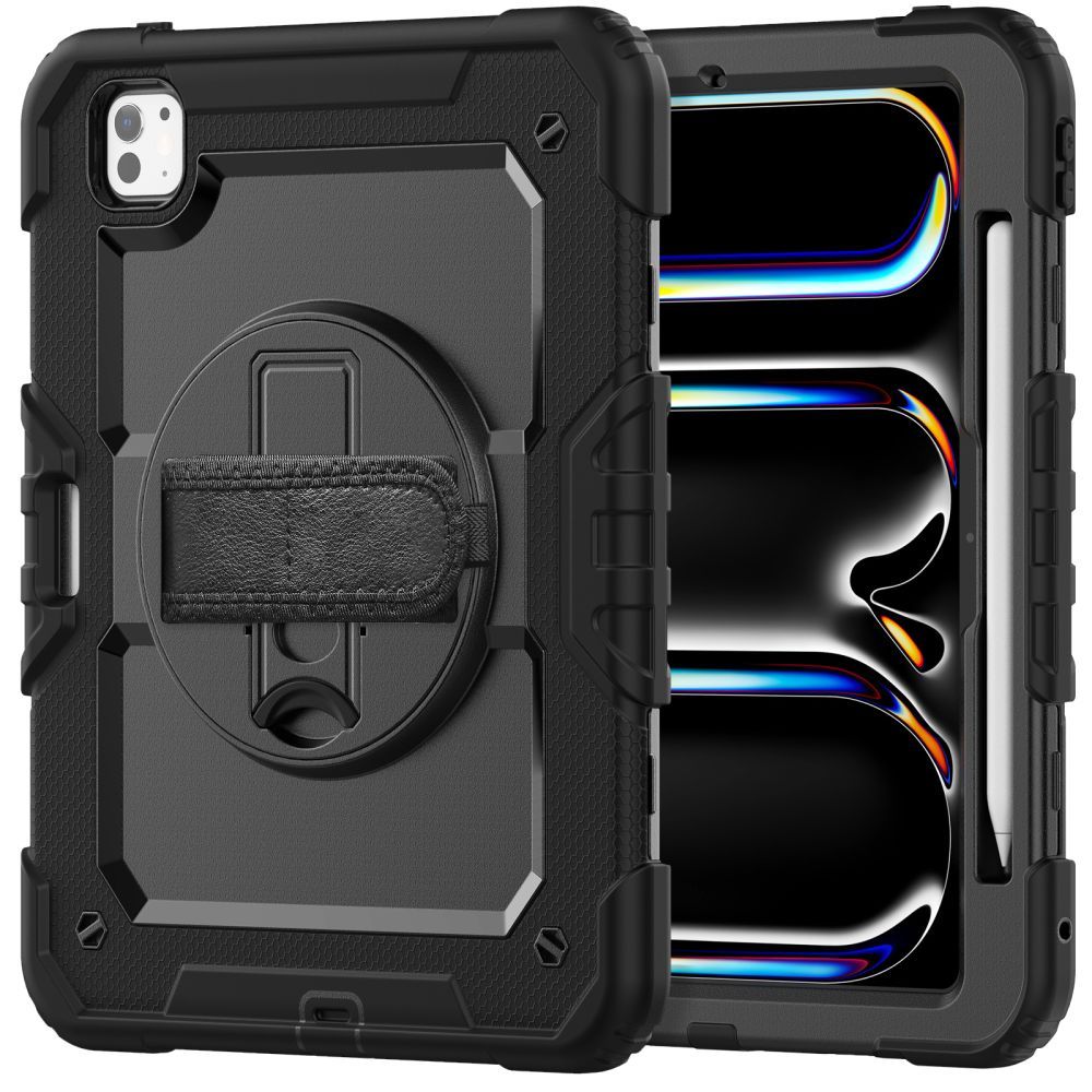 ETUI TECH-PROTECT SOLID360 IPAD PRO 13” 7 / 2024 CZARNE